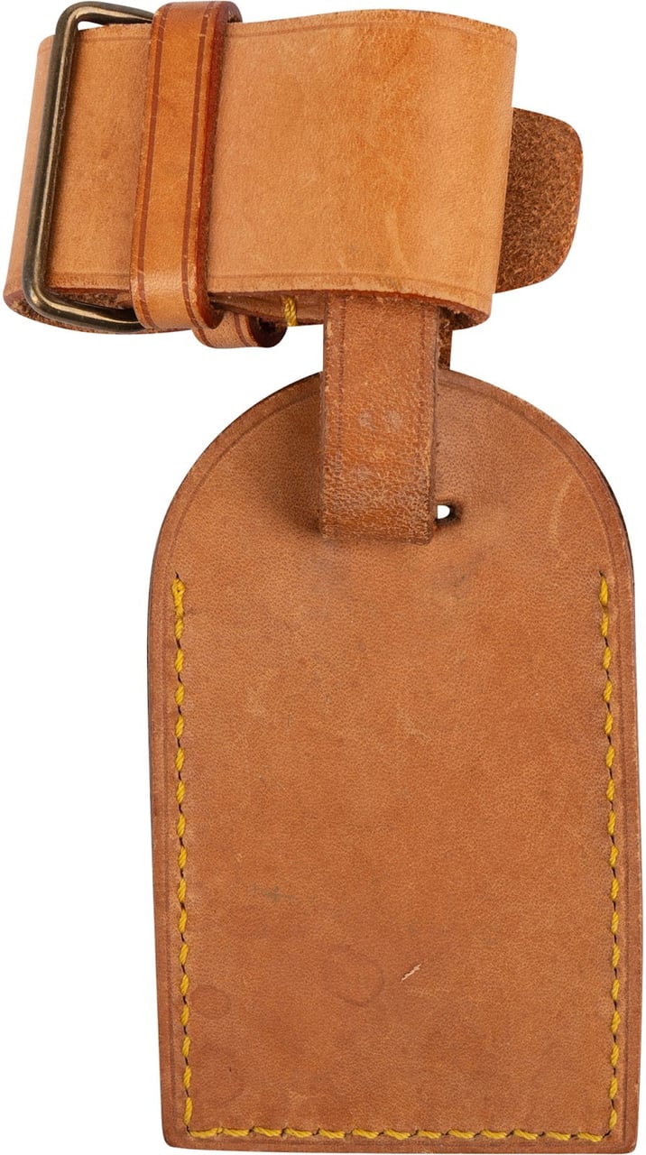 Louis Vuitton Louis Vuitton Vachetta Leather Luggage Tag Set Bruin