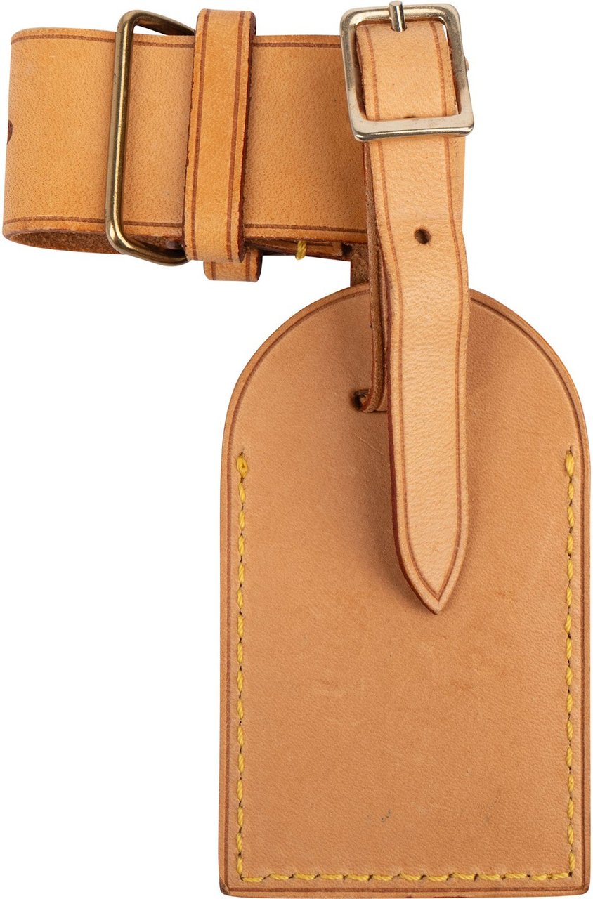 Louis Vuitton Louis Vuitton Vachetta Leather Luggage Tag Set Bruin