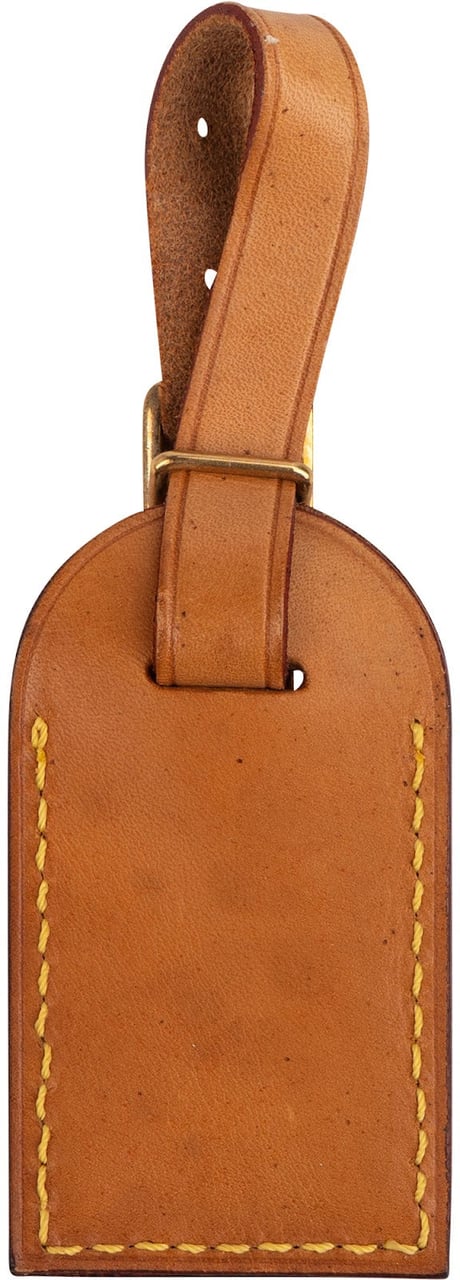 Louis Vuitton Louis Vuitton Vachetta Leather Luggage Tag Bruin