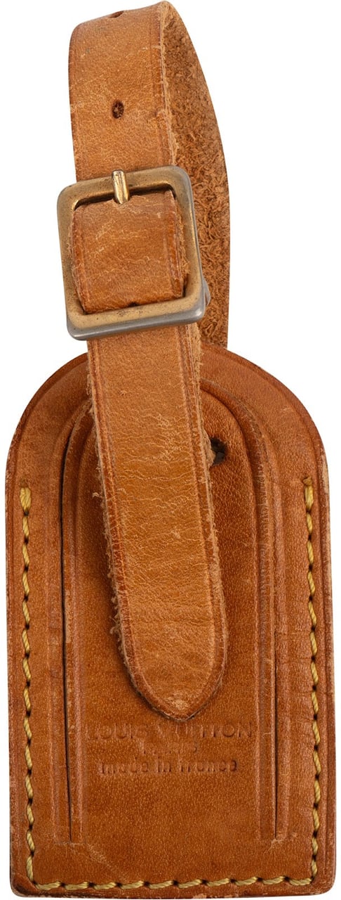 Louis Vuitton Louis Vuitton Vachetta Leather Luggage Tag Bruin