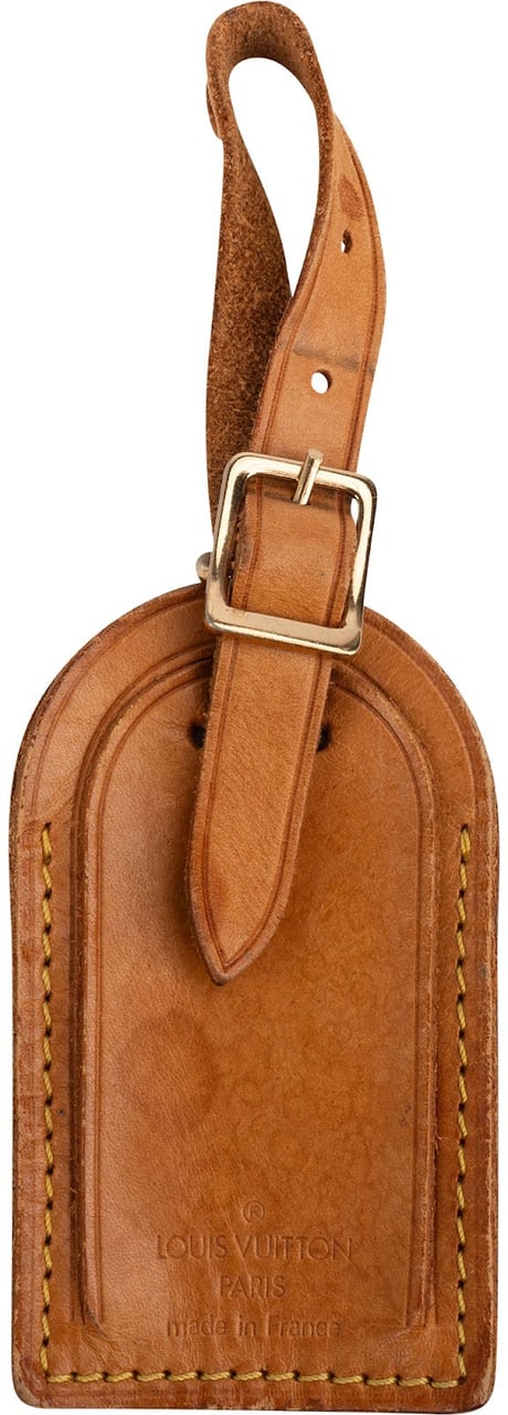 Louis Vuitton Louis Vuitton Vachetta Leather Luggage Tag Bruin