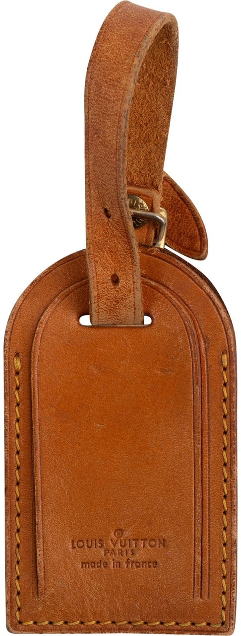 Louis Vuitton Louis Vuitton Vachetta Leather Luggage Tag Bruin