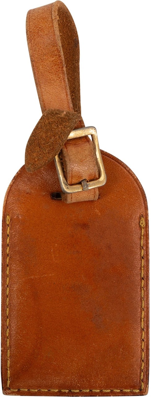 Louis Vuitton Louis Vuitton Vachetta Leather Luggage Tag Bruin