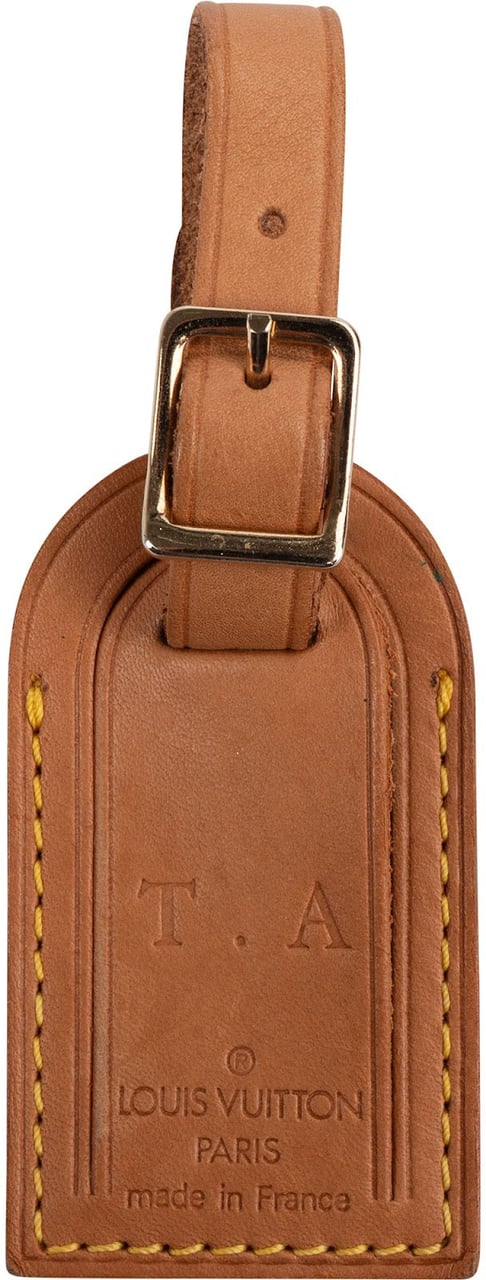 Louis Vuitton Vachetta Leather Luggage Tag (T.A.) Bruin