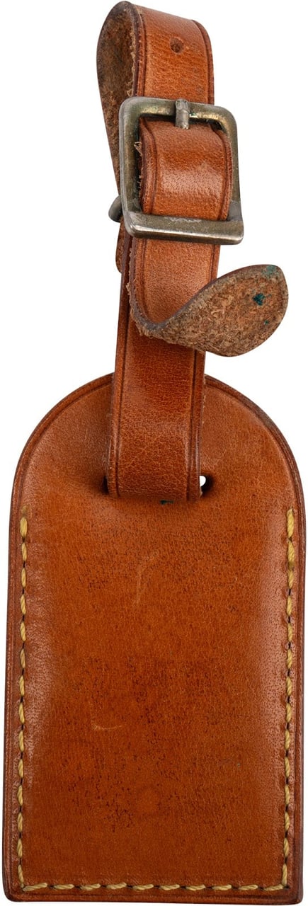 Louis Vuitton Vachetta Leather Luggage Tag Bruin