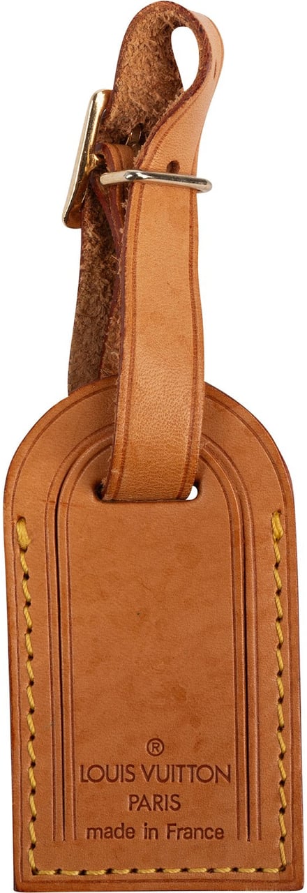 Louis Vuitton Louis Vuitton Vachetta Leather Luggage Tag Bruin