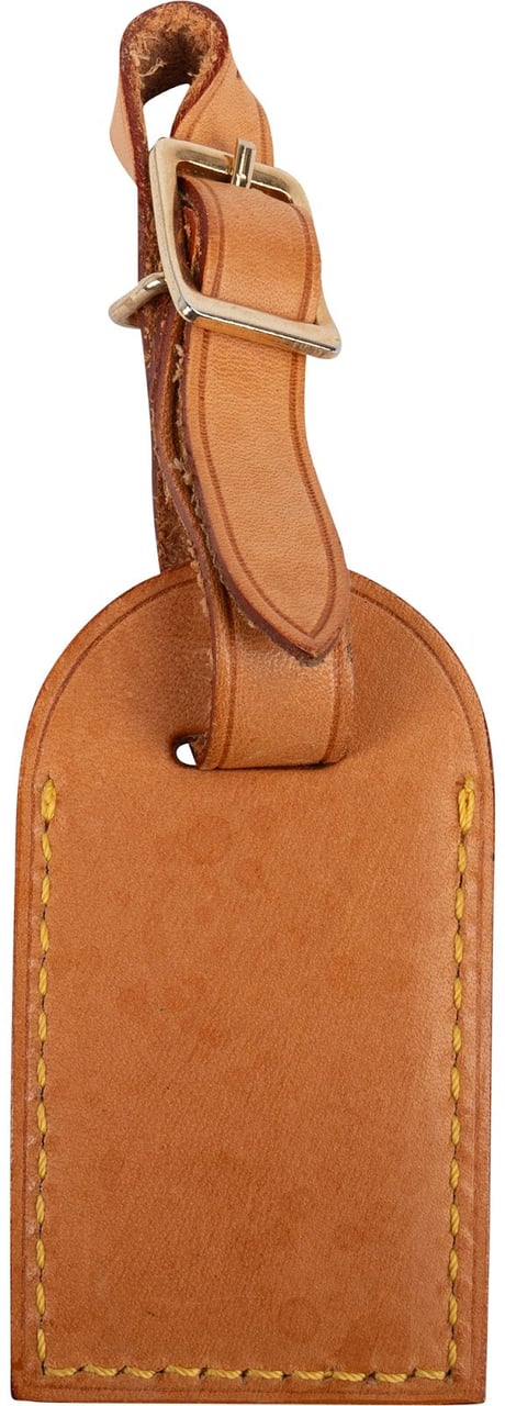 Louis Vuitton Louis Vuitton Vachetta Leather Luggage Tag Bruin