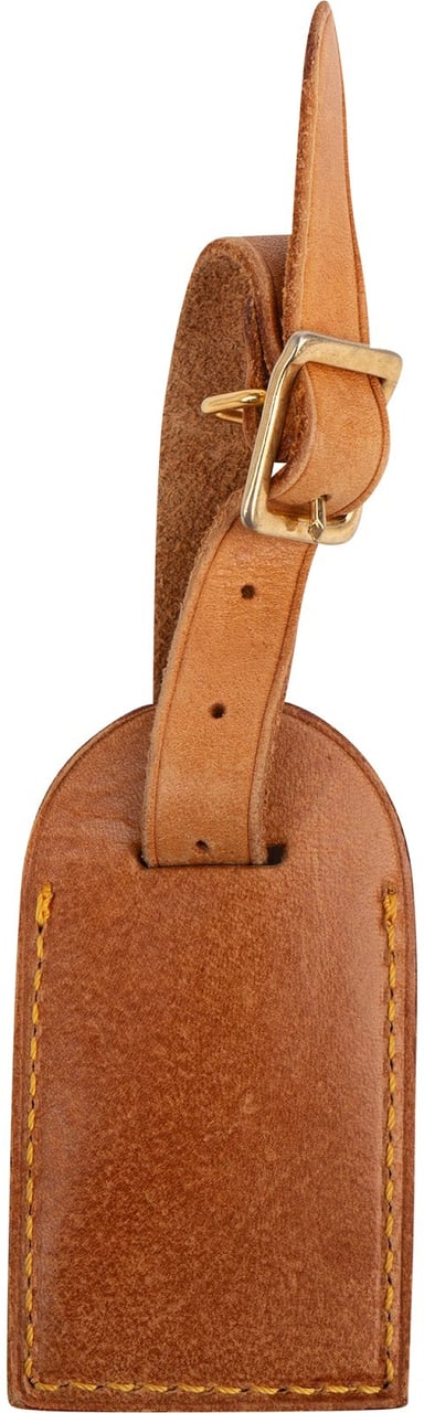 Louis Vuitton Louis Vuitton Vachetta Leather Luggage Tag Bruin
