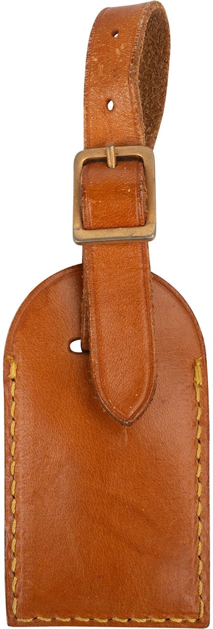 Louis Vuitton Louis Vuitton Vachetta Leather Luggage Tag Bruin