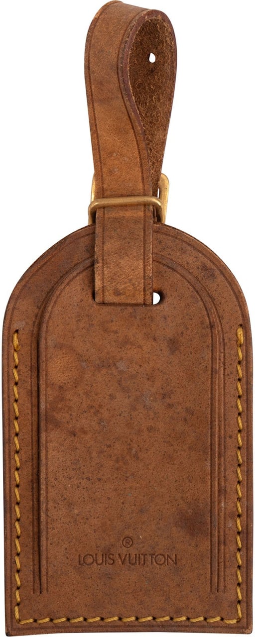 Louis Vuitton Louis Vuitton Vachetta Leather Luggage Tag Bruin