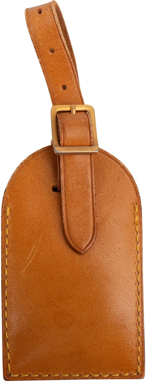 Louis Vuitton Louis Vuitton Vachetta Leather Luggage Tag Bruin