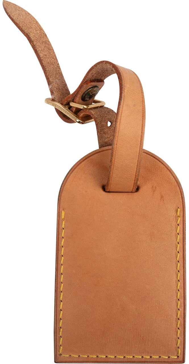 Louis Vuitton Louis Vuitton Vachetta Leather Luggage Tag Beige