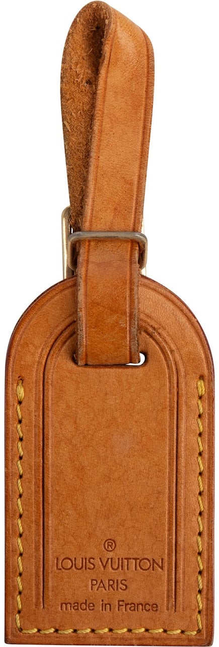 Louis Vuitton Louis Vuitton Vachetta Leather Luggage Tag Bruin