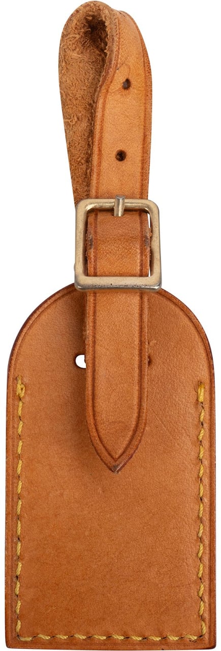 Louis Vuitton Louis Vuitton Vachetta Leather Luggage Tag Bruin