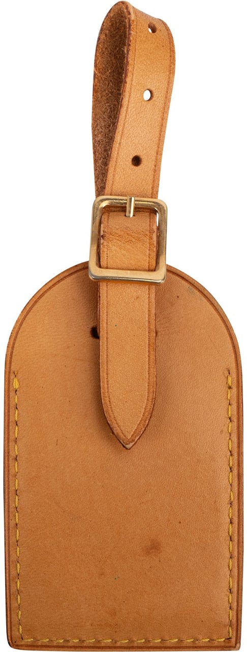 Louis Vuitton Louis Vuitton Vachetta Leather Luggage Tag Bruin