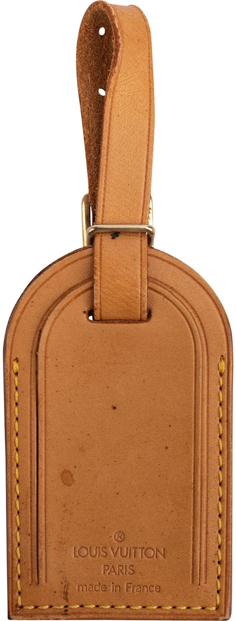 Louis Vuitton Louis Vuitton Vachetta Leather Luggage Tag Bruin