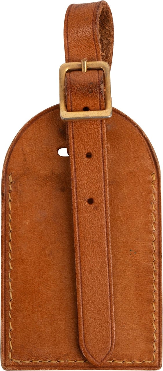 Louis Vuitton Louis Vuitton Vachetta Leather Luggage Tag Bruin