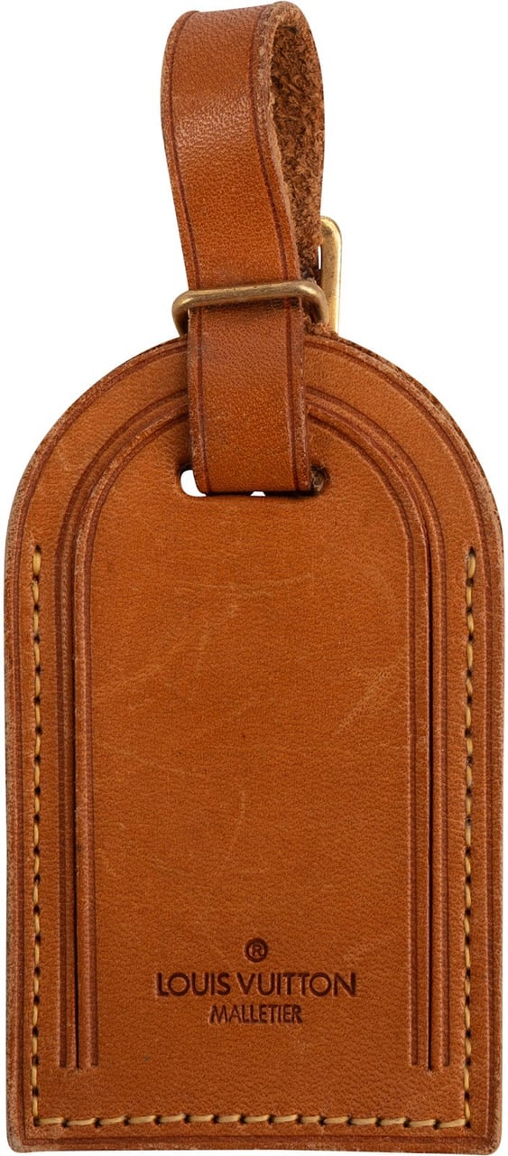 Louis Vuitton Louis Vuitton Vachetta Leather Luggage Tag Bruin