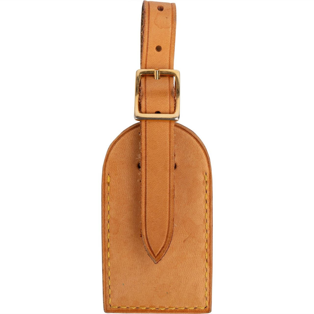 Louis Vuitton Louis Vuitton Vachetta Leather Luggage Tag Bruin