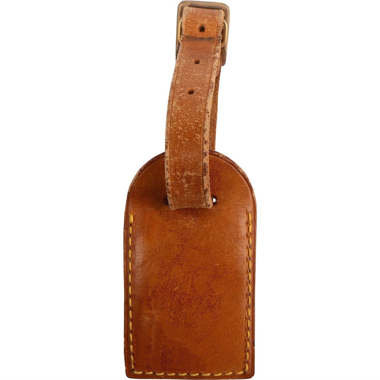 Louis Vuitton Louis Vuitton Vachetta Leather Luggage Tag Bruin