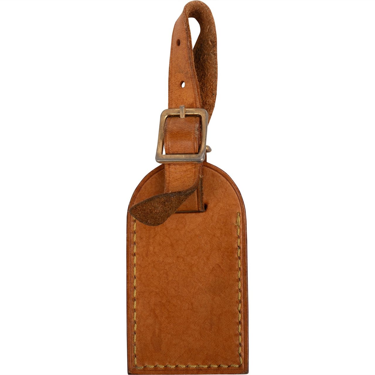 Louis Vuitton Louis Vuitton Vachetta Leather Luggage Tag Bruin