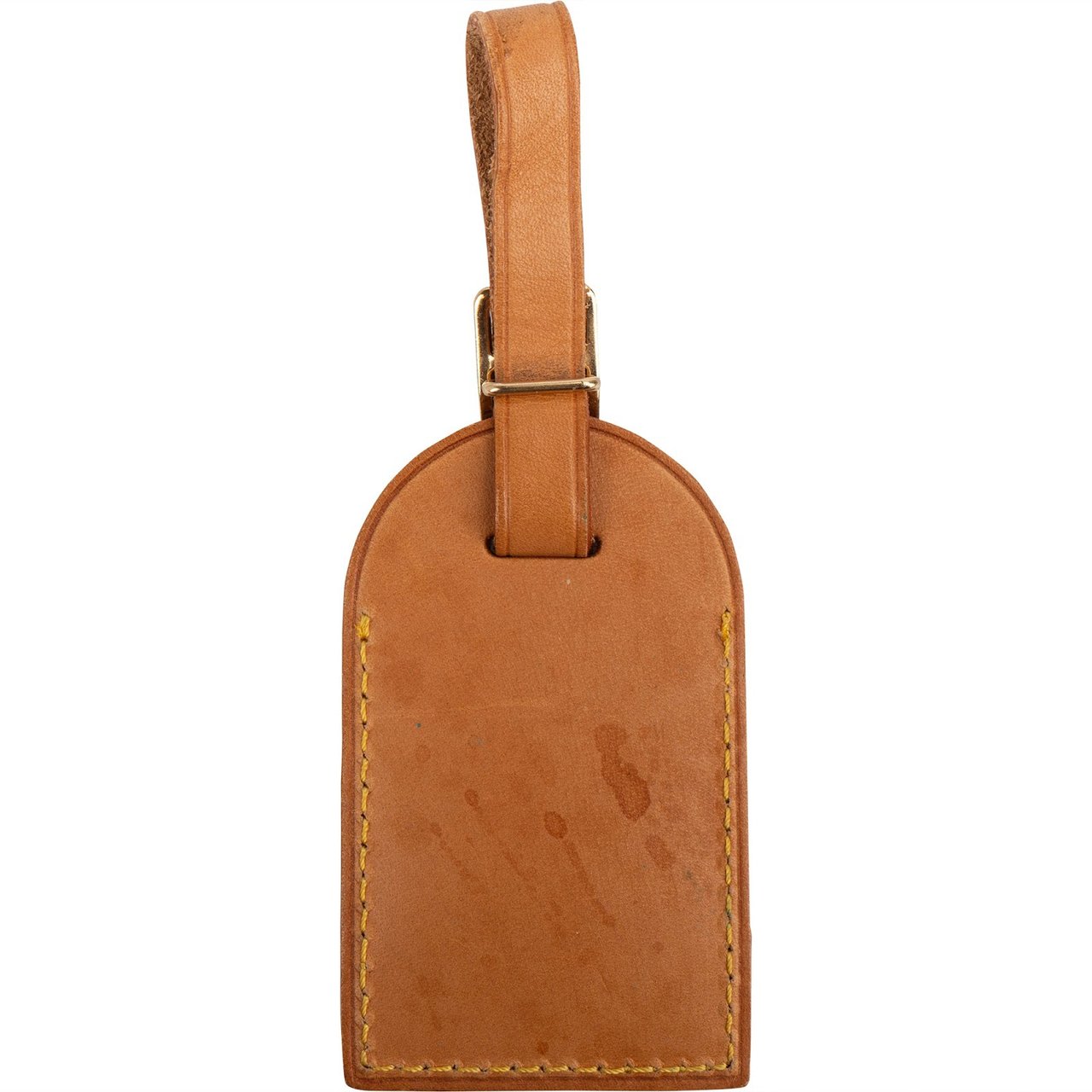 Louis Vuitton Louis Vuitton Vachetta Leather Luggage Tag Bruin