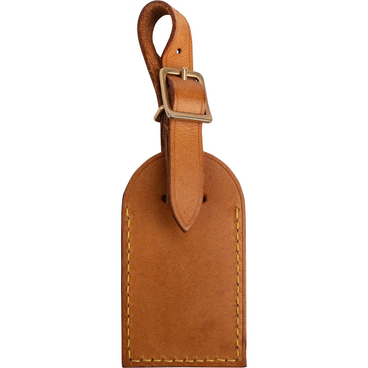Louis Vuitton Louis Vuitton Vachetta Leather Luggage Tag (Y.H.) Bruin
