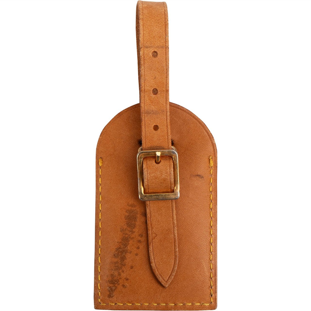 Louis Vuitton Louis Vuitton Vachetta Leather Luggage Tag Bruin