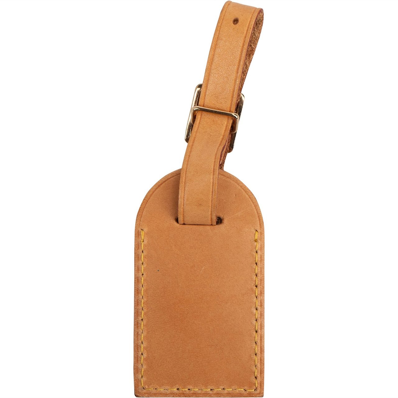 Louis Vuitton Vachetta Leather Luggage Tag Neutraal