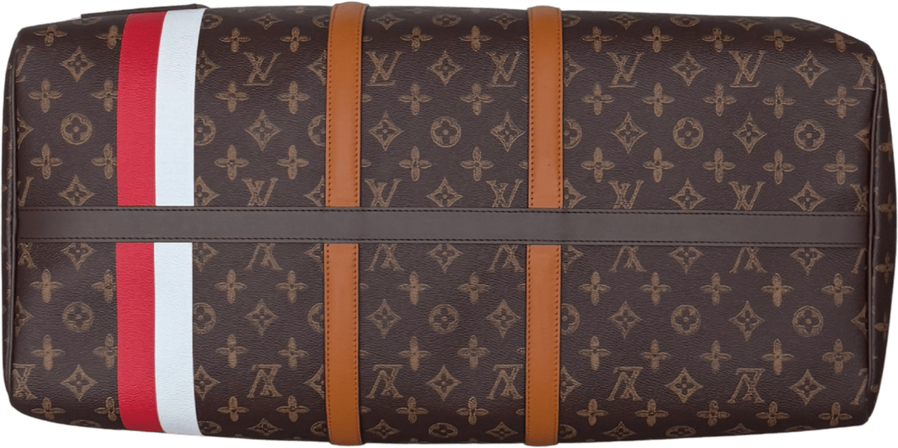 Louis Vuitton Louis Vuitton Keepall Bandoulière 55 Virgil Abloh No. 7 Fullset / ungetragen Bruin