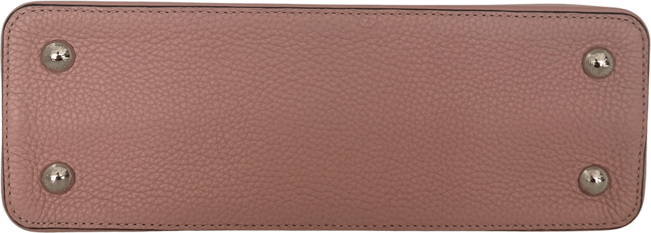Louis Vuitton Louis Vuitton Capucines mit Schlangenledergriff Rosa N92801 / neuwertig Roze