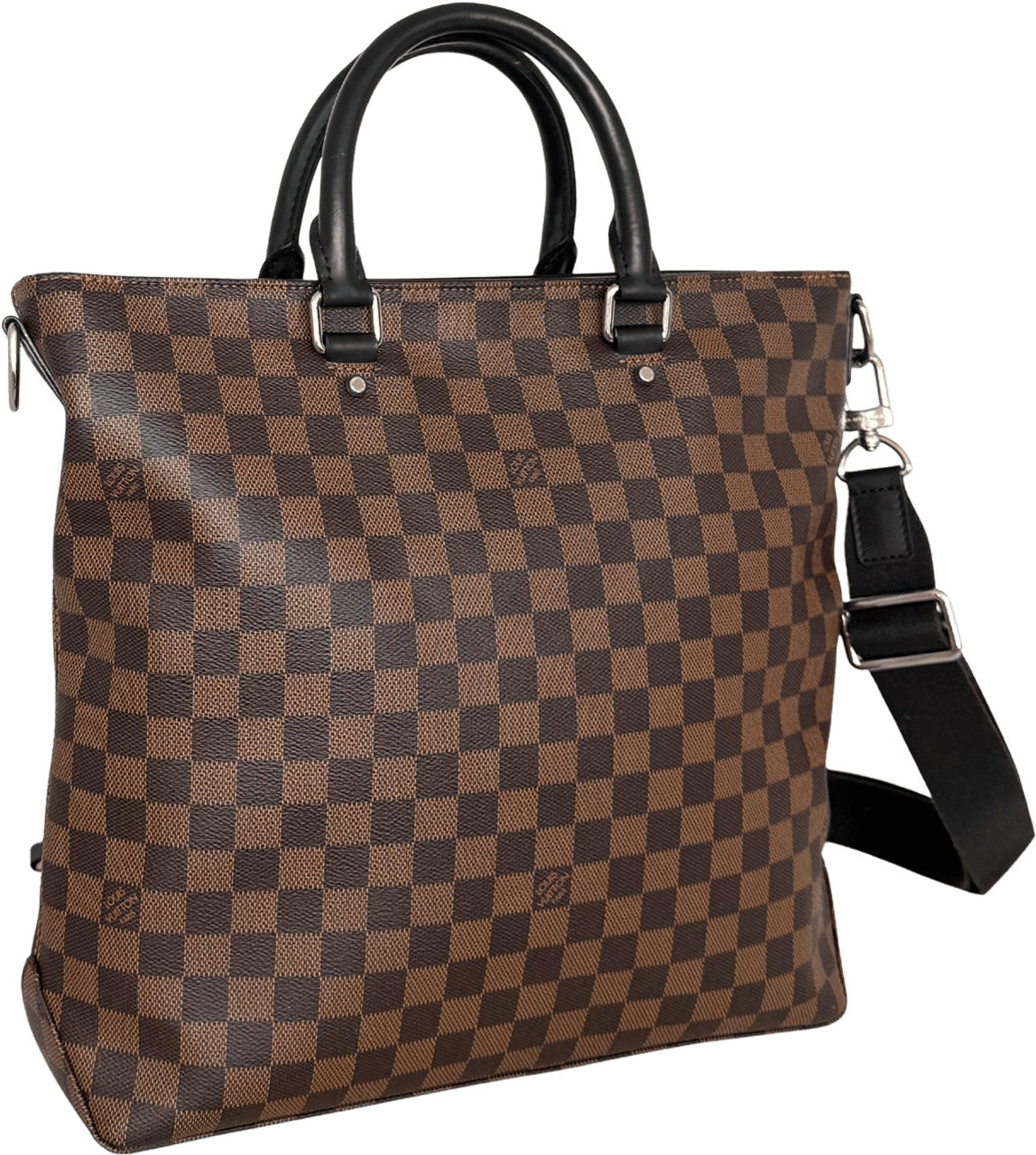 Louis Vuitton Louis Vuitton Damier Ebene Jake Tote Bag N41559 Braun / sehr gut Bruin