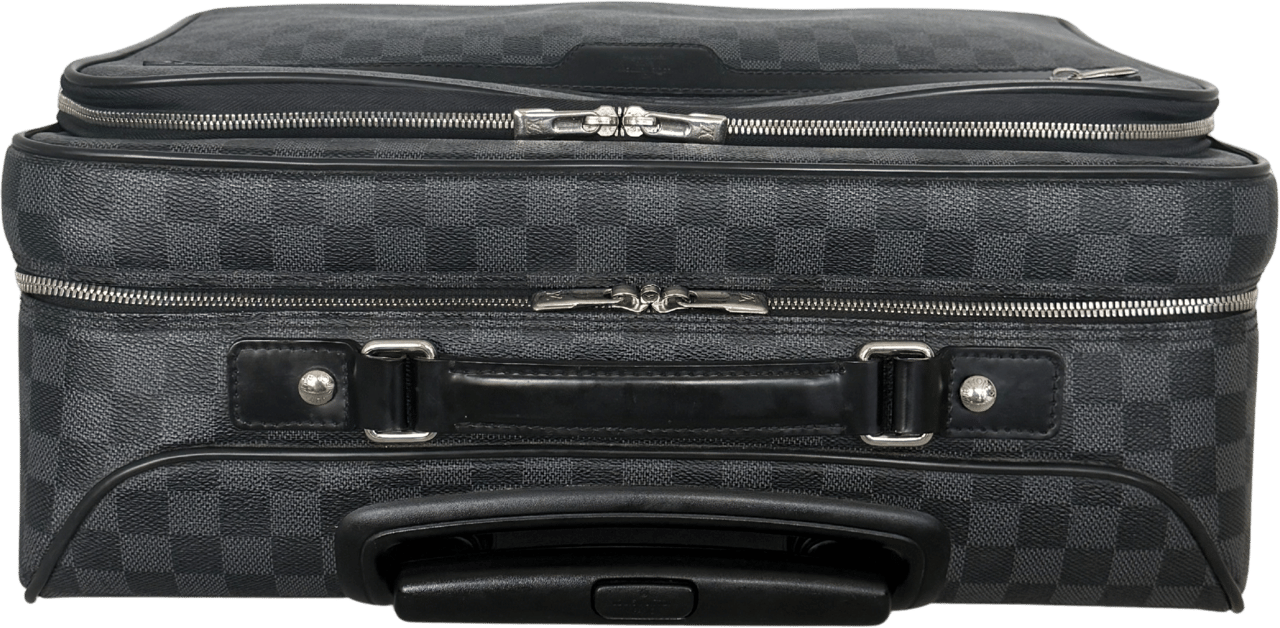 Louis Vuitton Louis Vuitton Damier Graphite Pilotenkoffer N23206 Schwarz / gut Zwart