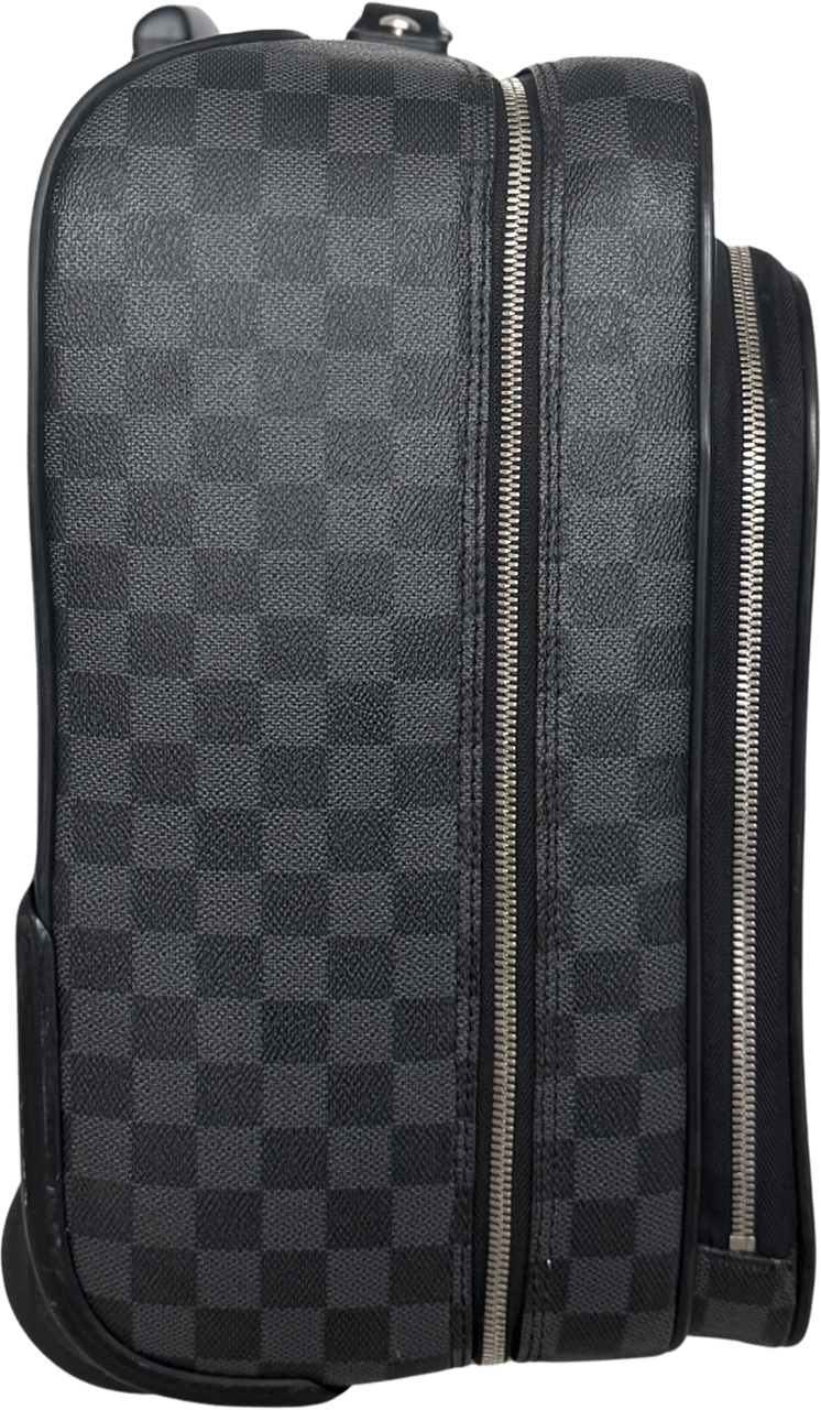 Louis Vuitton Louis Vuitton Damier Graphite Pilotenkoffer N23206 Schwarz / gut Zwart