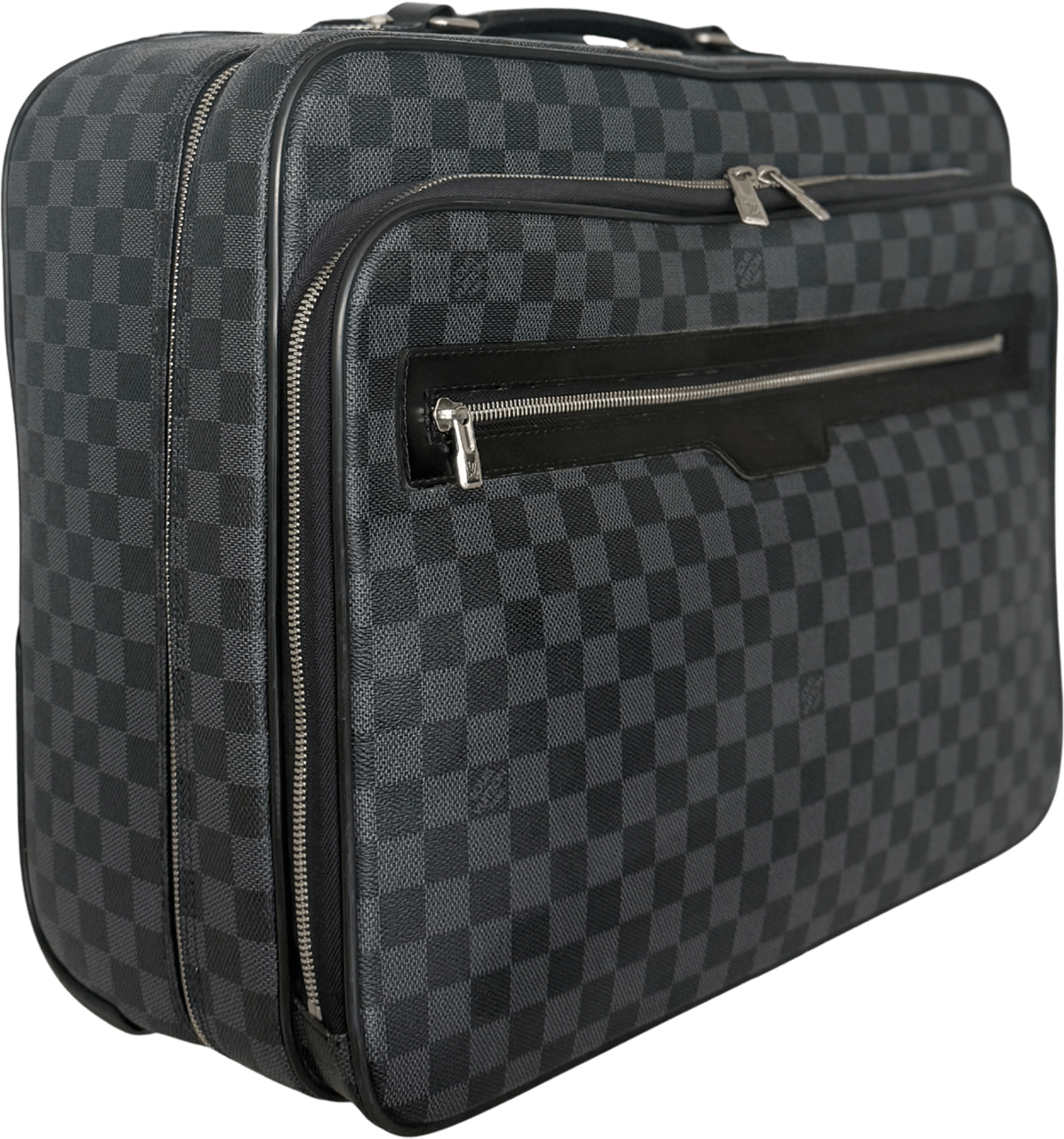 Louis Vuitton Louis Vuitton Damier Graphite Pilotenkoffer N23206 Schwarz / gut Zwart