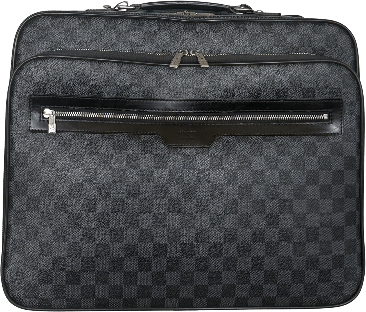 Louis Vuitton Louis Vuitton Damier Graphite Pilotenkoffer N23206 Schwarz / gut Zwart