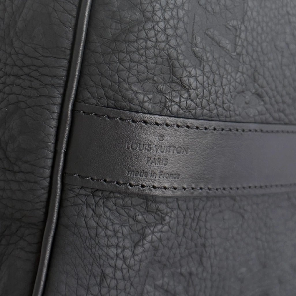 Louis Vuitton Louis Vuitton Keepall 35 mit Schulterriemen M22765 Schwarz / neuwertig Zwart