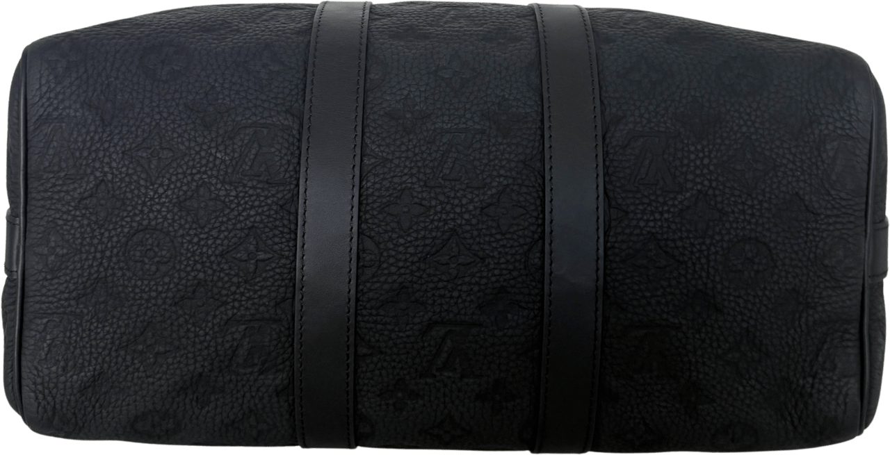 Louis Vuitton Louis Vuitton Keepall 35 mit Schulterriemen M22765 Schwarz / neuwertig Zwart