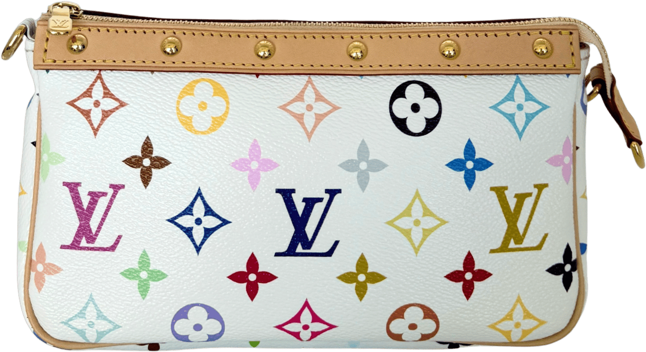 Louis Vuitton Louis Vuitton x Takashi Murakami Pochette Accessoires Other Monogram Canvas M13404 Multicolor Fullset / neuwertig Divers