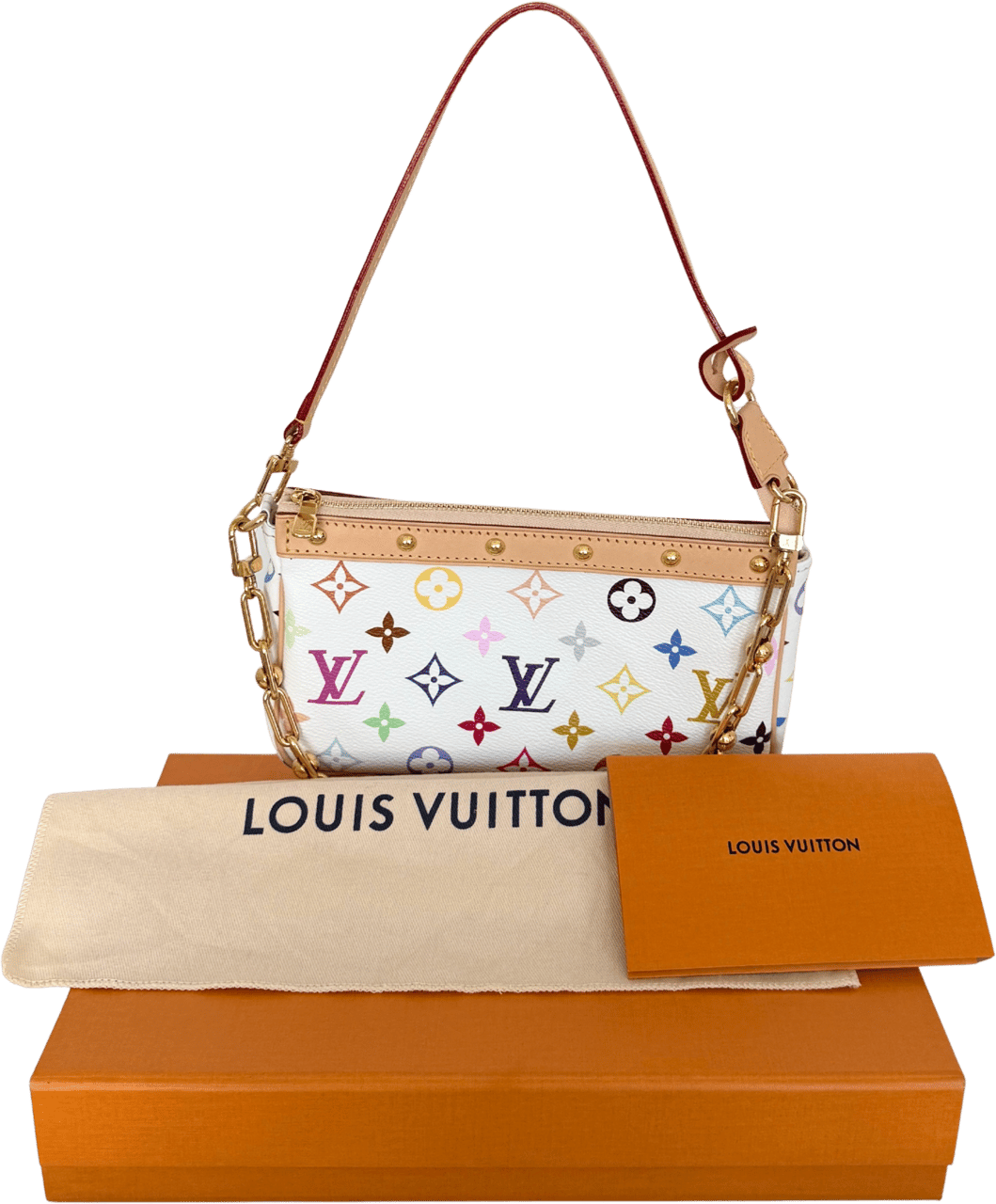 Louis Vuitton Louis Vuitton x Takashi Murakami Pochette Accessoires Other Monogram Canvas M13404 Multicolor Fullset / neuwertig Divers