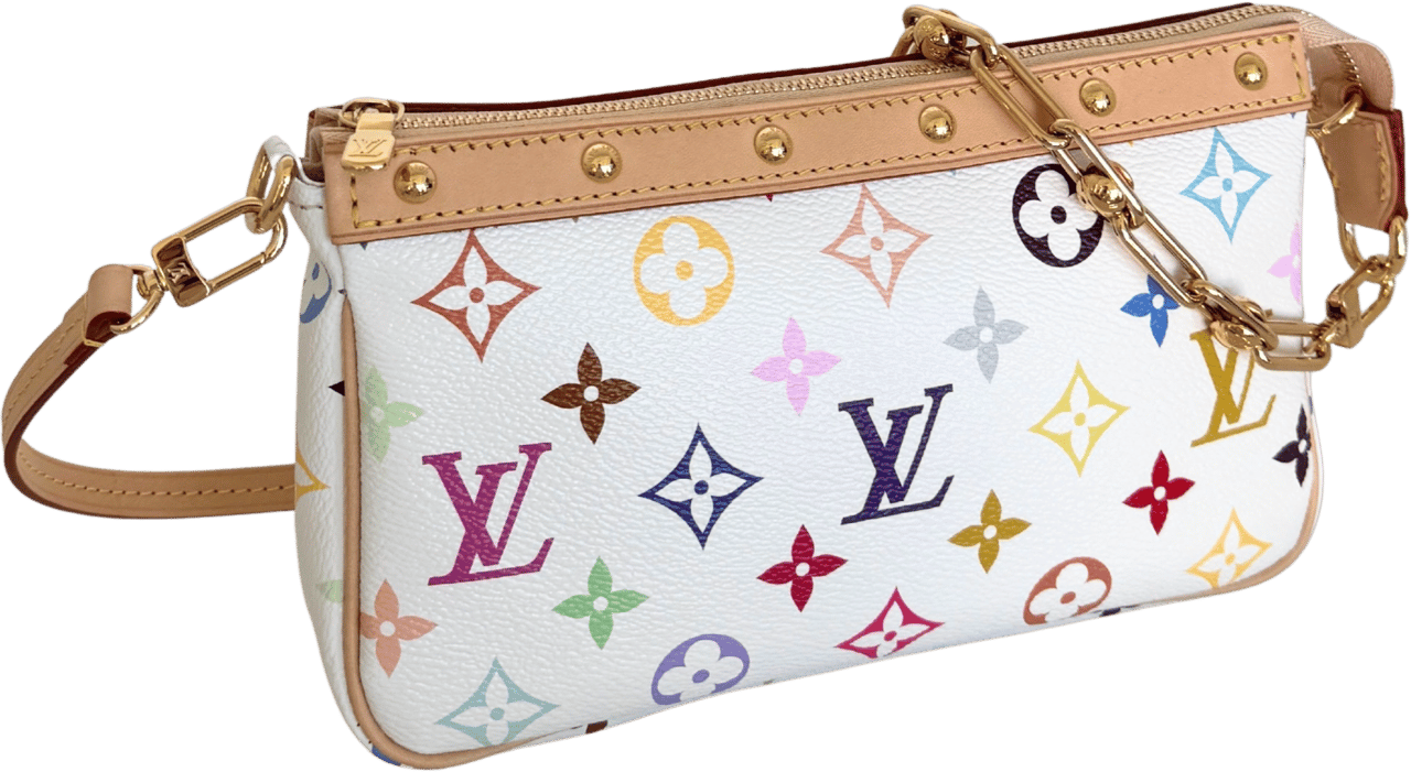 Louis Vuitton Louis Vuitton x Takashi Murakami Pochette Accessoires Other Monogram Canvas M13404 Multicolor Fullset / neuwertig Divers