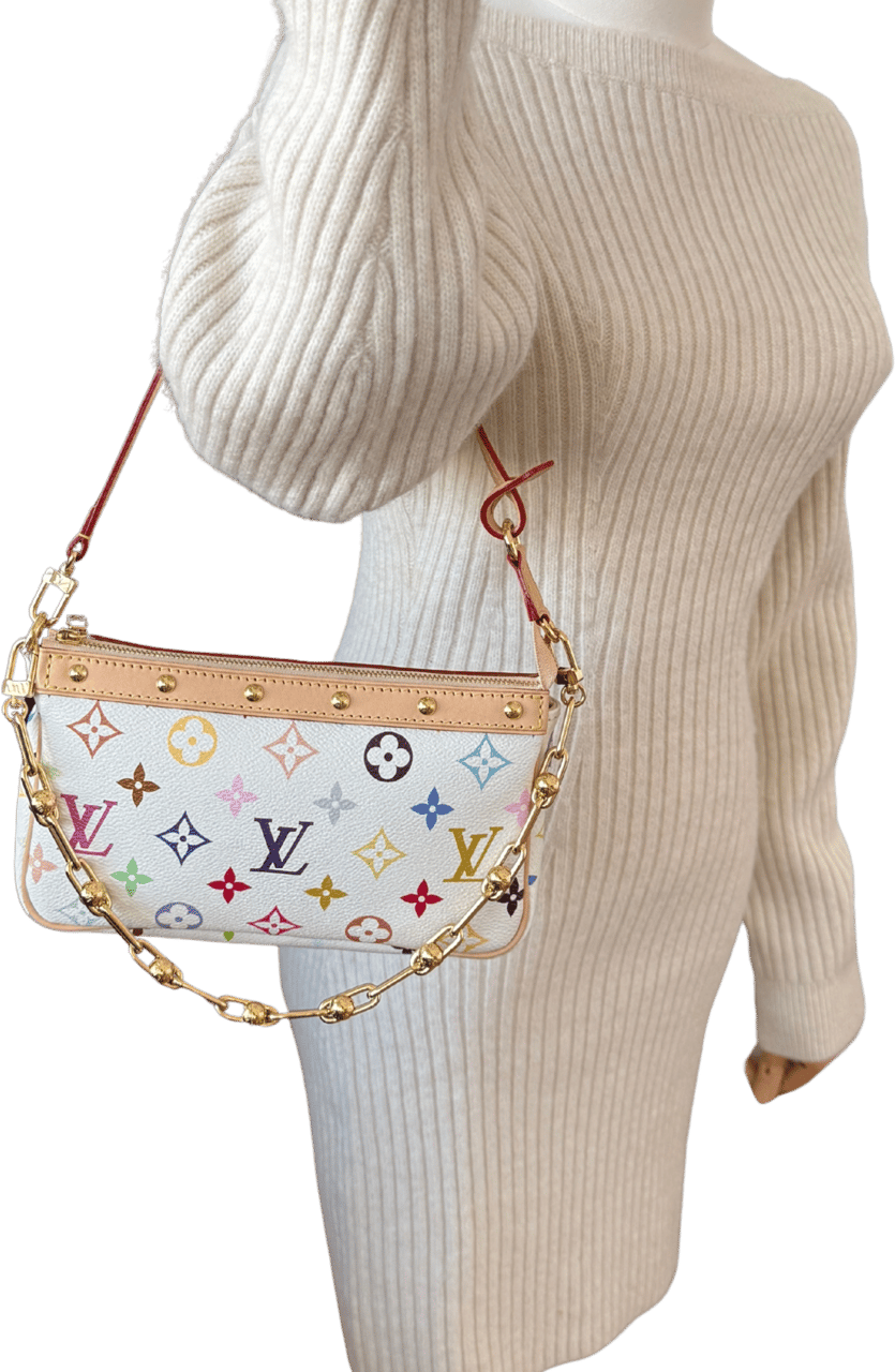 Louis Vuitton Louis Vuitton x Takashi Murakami Pochette Accessoires Other Monogram Canvas M13404 Multicolor Fullset / neuwertig Divers