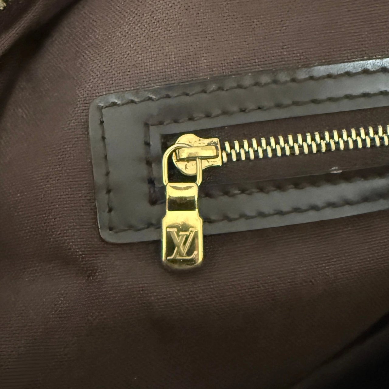 Louis Vuitton Louis Vuittons Porte Documents Voyage GM Damier Ebene Braun / gut Bruin