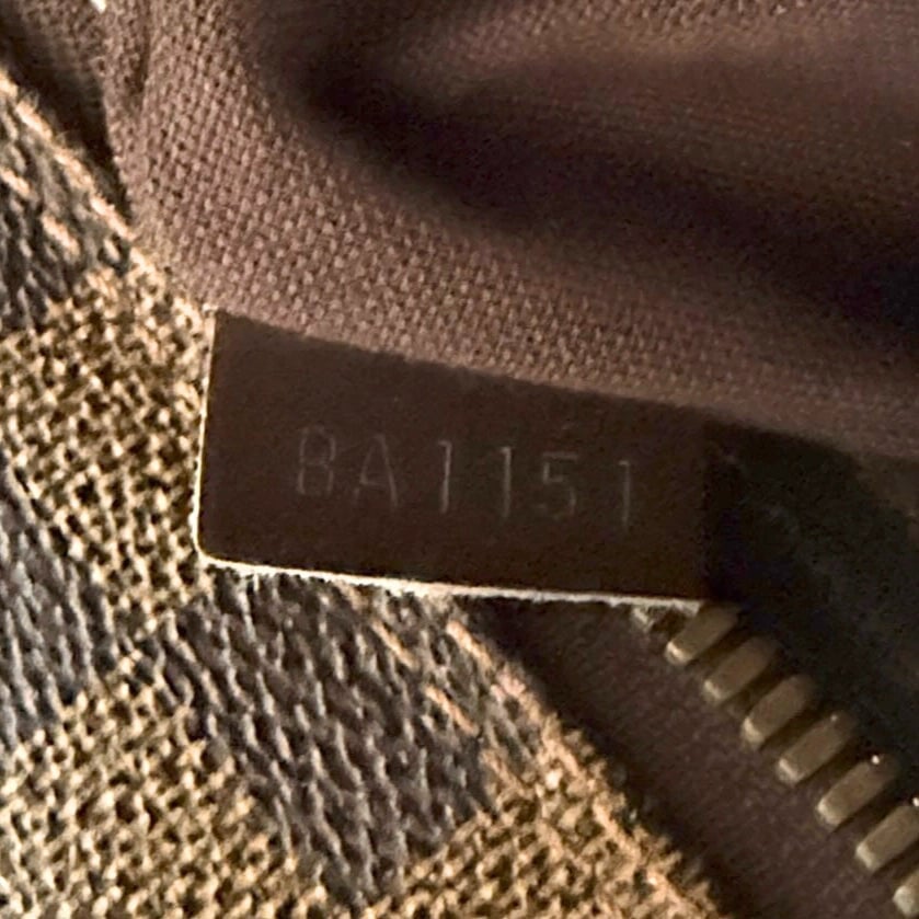 Louis Vuitton Louis Vuittons Porte Documents Voyage GM Damier Ebene Braun / gut Bruin