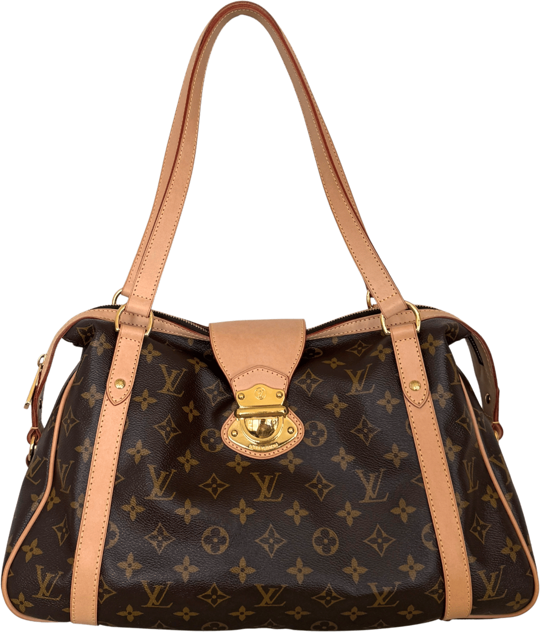 Louis Vuitton Louis Vuitton Stresa PM Monogram Canvas M51186 Braun / sehr gut Bruin