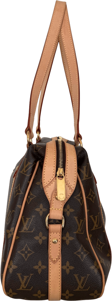 Louis Vuitton Louis Vuitton Stresa PM Monogram Canvas M51186 Braun / sehr gut Bruin