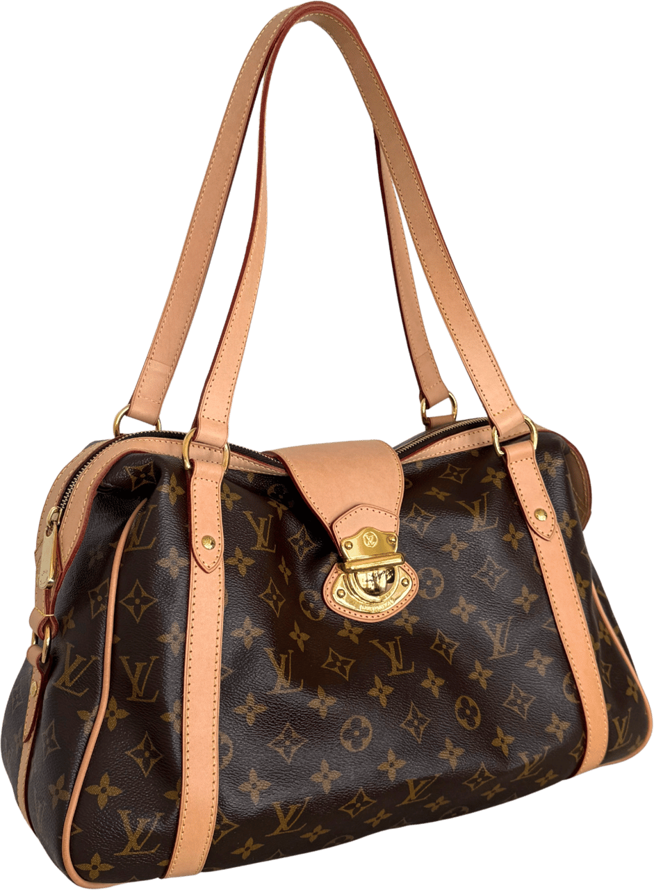 Louis Vuitton Louis Vuitton Stresa PM Monogram Canvas M51186 Braun / sehr gut Bruin