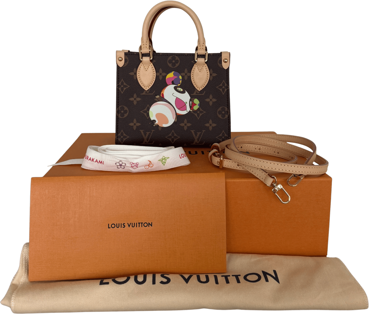 Louis Vuitton Louis Vuitton x TM OnTheGo BB Monogram M13668 Braun Fullset / neuwertig Bruin