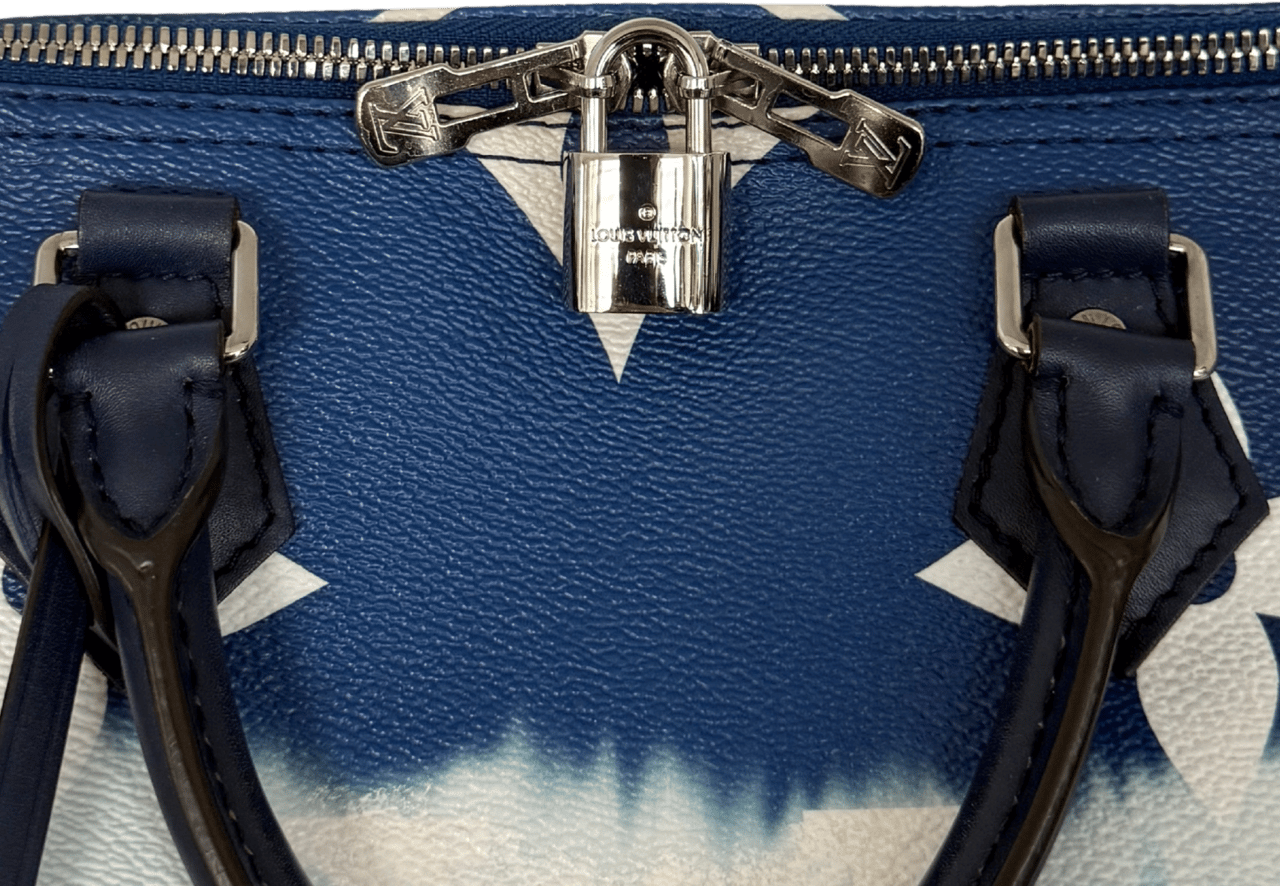 Louis Vuitton Louis Vuitton LV Escale Speedy 30 Bandoulière M45146 Blau / gut Blauw