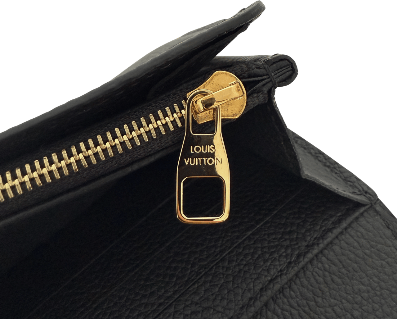 Louis Vuitton Louis Vuitton Sarah Geldbörse Monogram Empreinte M61182 Schwarz / sehr gut Zwart